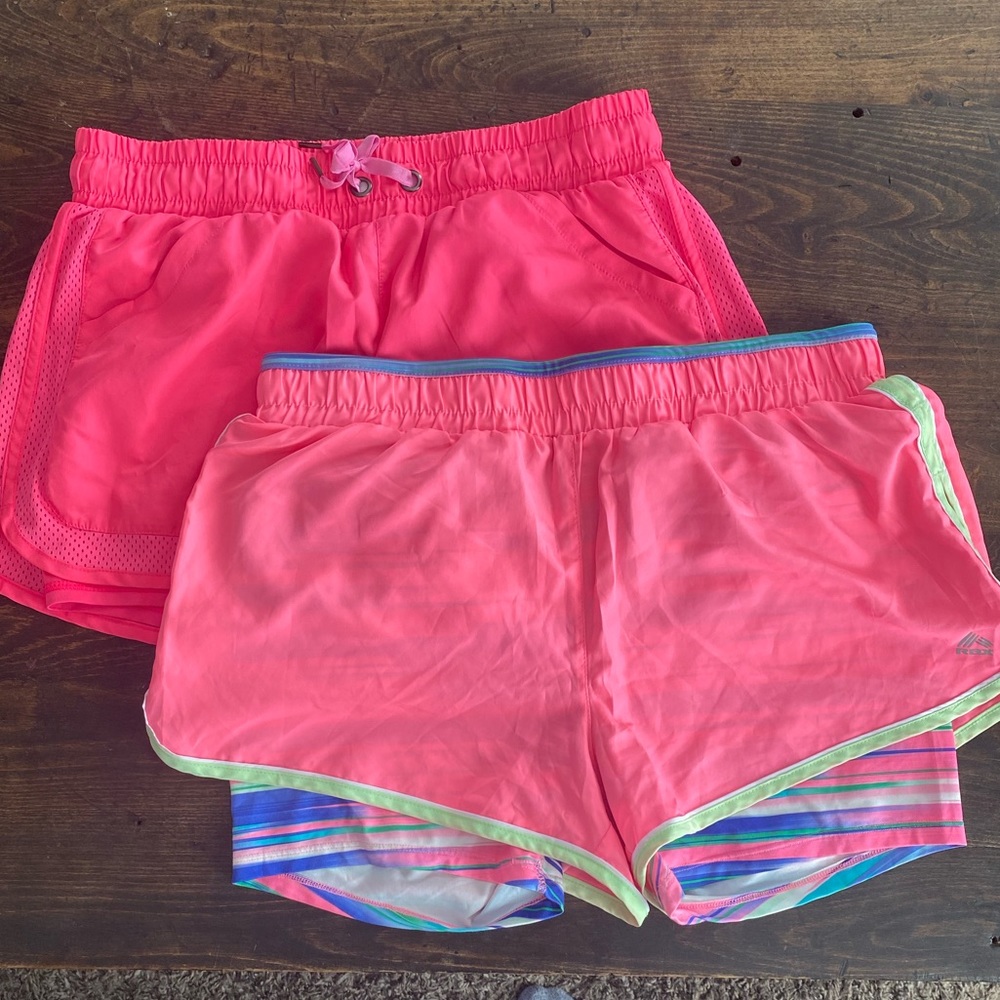 2 pairs athletic shorts
